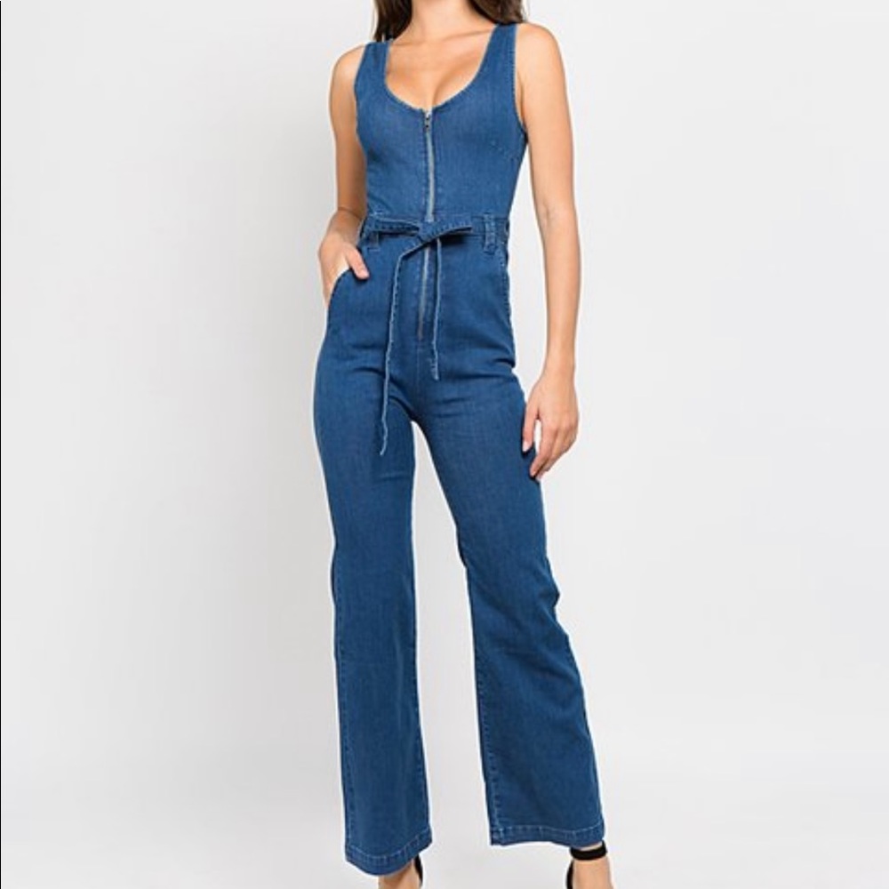 Denim jumpsuit